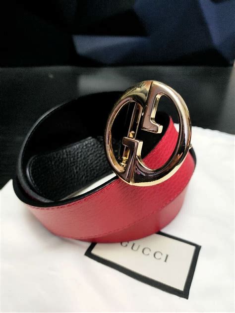 Gucci 450000 Interlocking G Logo Belt 